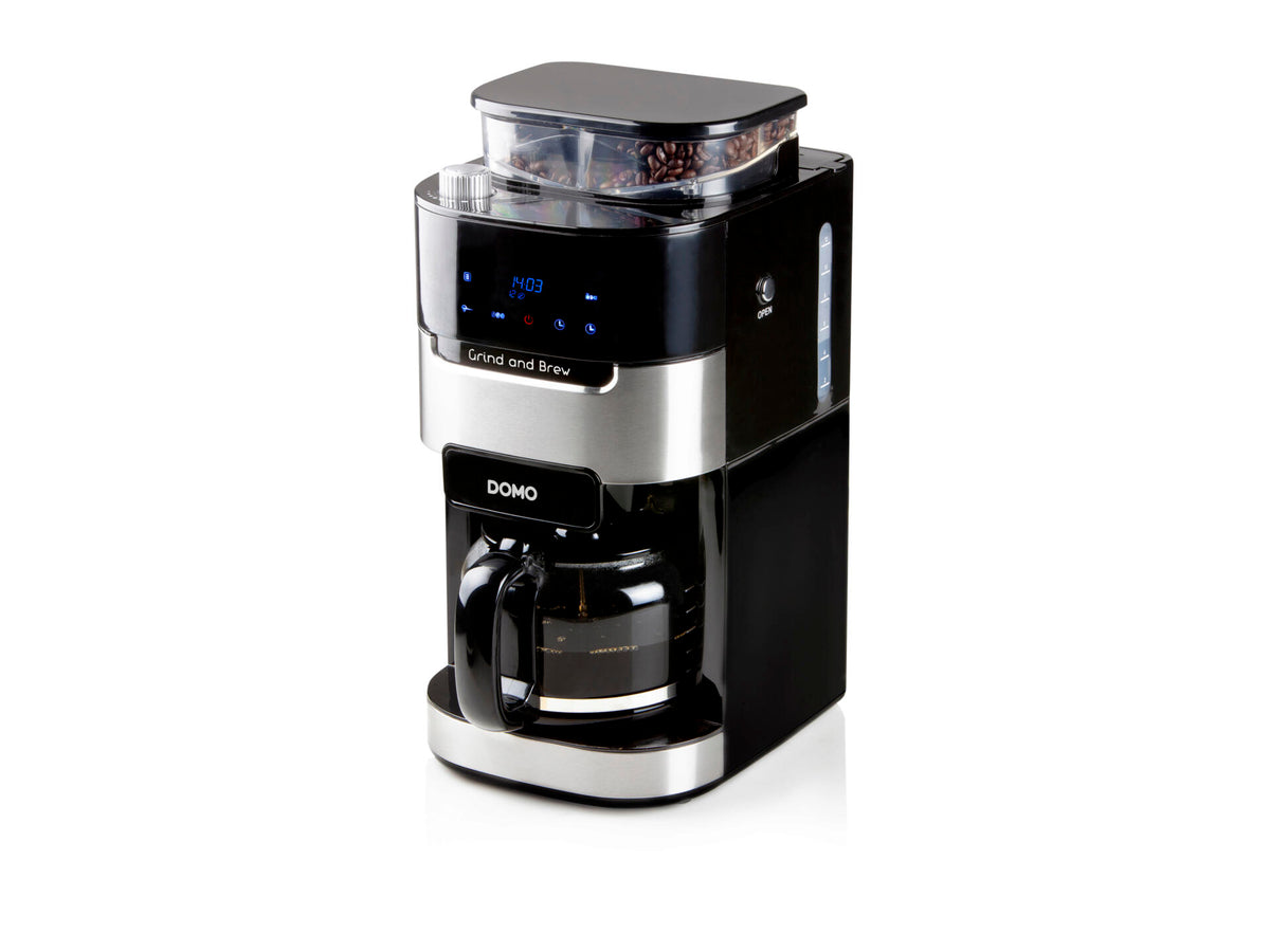 DOMO DO721K Grind and Brew koffiezetapparaat met timer 1,5l