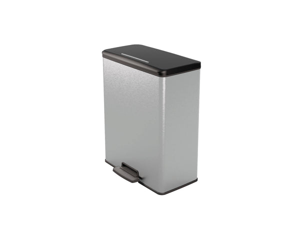 Curver Decobin Duo poubelle à pédale 2x26 l métallique