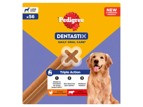 Pedigree Dentatsix hondensnack daily care 56 stuks large