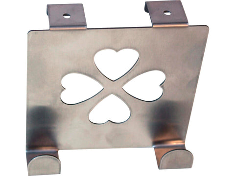 Linea Bertomani Deurkapstok klaverblad 2 haken inox