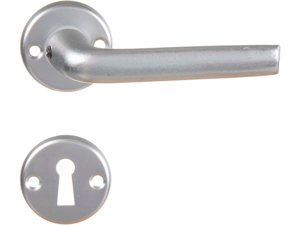 Linea Bertomani Deurklinkset op rozet 47mm aluminium