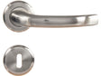 Linea Bertomani Poignée de porte avec rosace 50mm nickelé