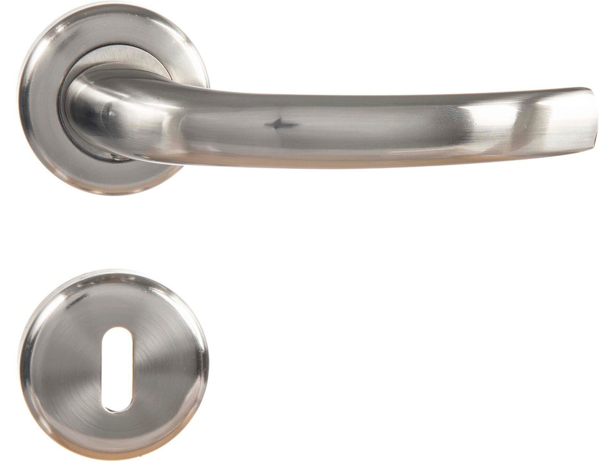 Linea Bertomani Deurklinkset op rozet 50mm vernikkeld