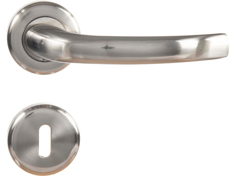 Linea Bertomani Deurklinkset op rozet 50mm vernikkeld