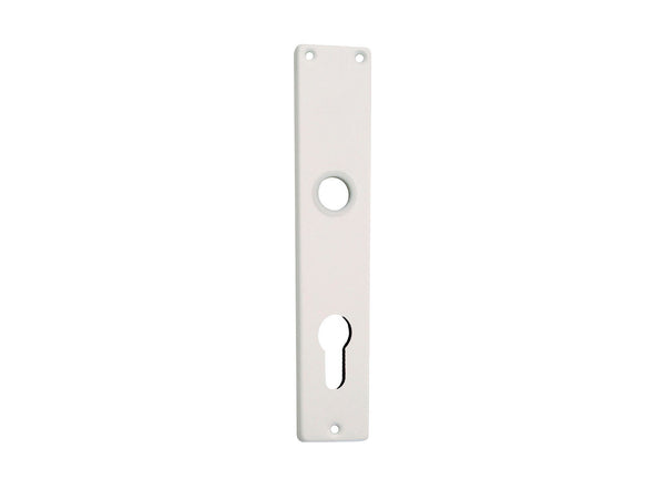 Linea Bertomani Deurplatenset 110mm aluminium wit 2 stuks