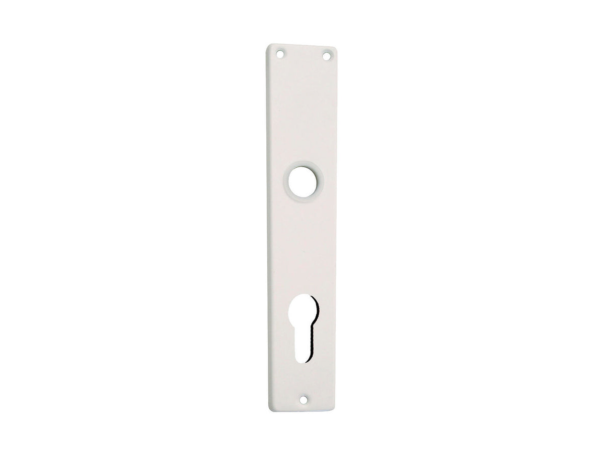 Linea Bertomani Deurplatenset 72mm aluminium wit 2 stuks