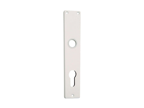 Linea Bertomani Deurplatenset 72mm aluminium wit 2 stuks