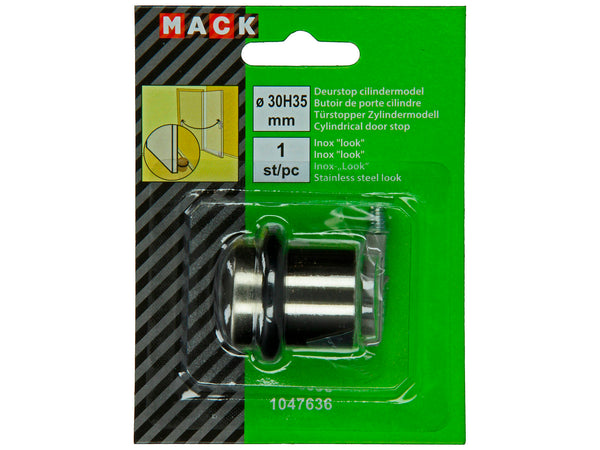 Mack Deurstop 30mm inox