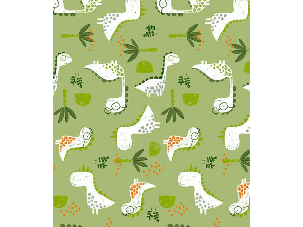Captain Cook Dinocroc Basil toile cirée 140x180 cm