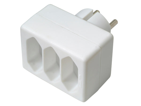 Profile Multiprise 3x 2,5A blanc