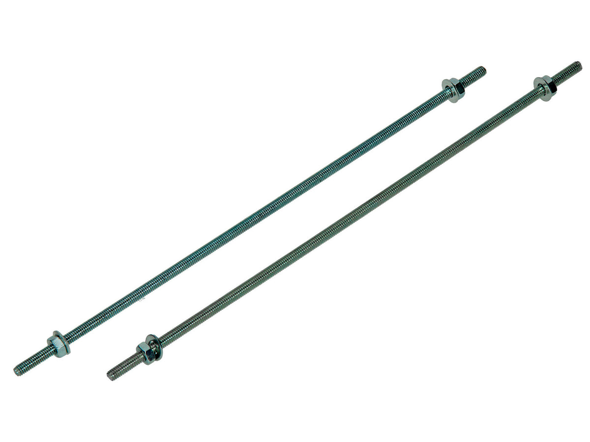 Mack Draadeind met moer M4 200mm verzinkt 2 stuks