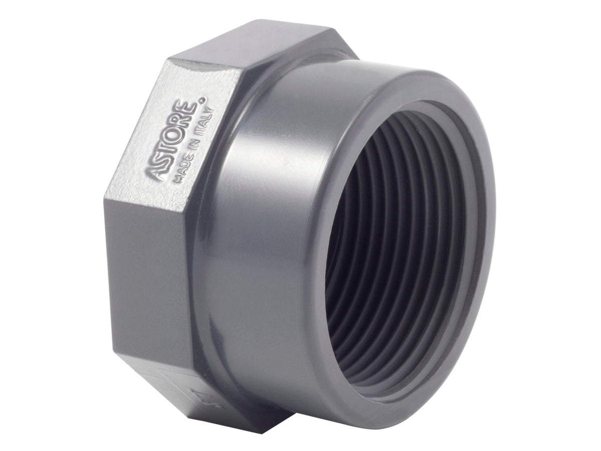 Draadkap PVC 1" F