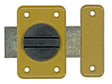 Yale Draaischuif met veer 45mm met bevestigingstoebehoren