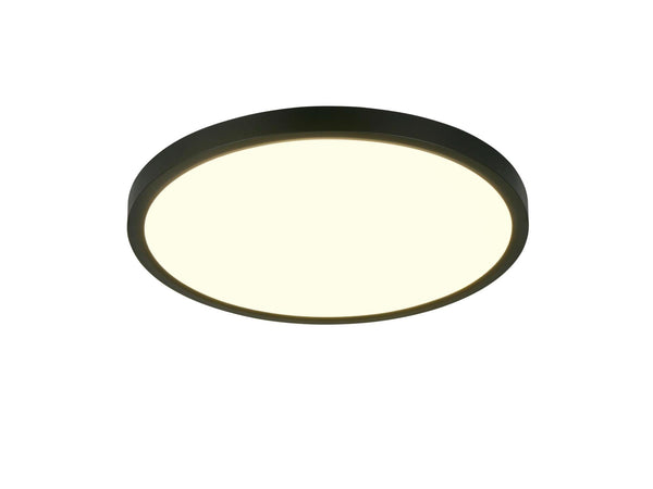 Reality Draco plafonnier LED 30W noir mat
