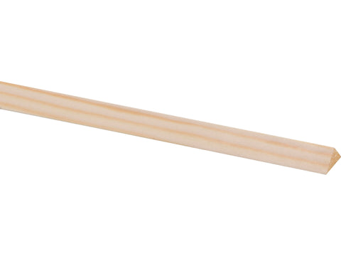 Driekantlijst 14x14 mm 210cm vuren