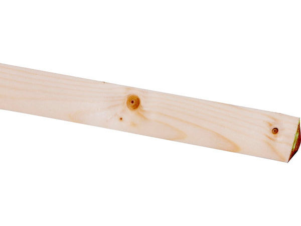 Driekantlijst vurenhout 19x19 mm 210cm