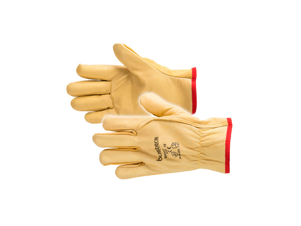 Busters Driver gants de travail 10 cuir jaune