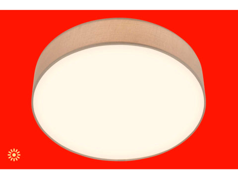 Duck LED plafondlamp 380mm taupe