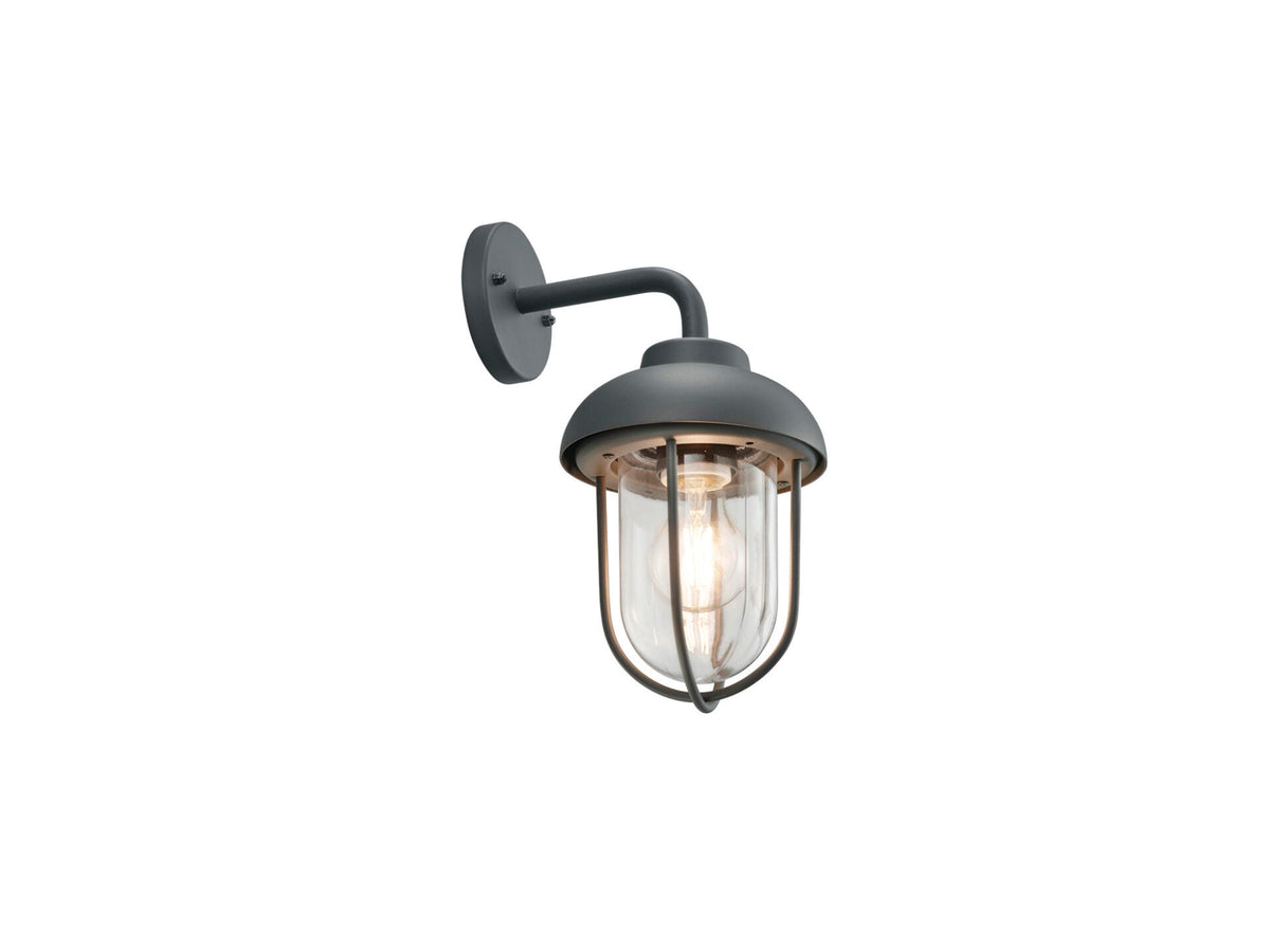 Trio Duero wandlamp E27 max. 40W antraciet