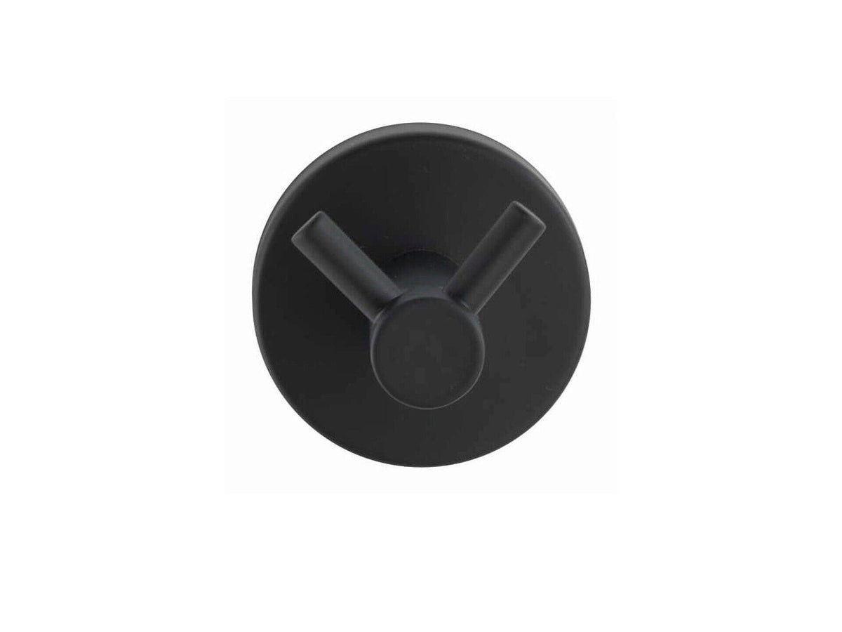 Wenko Duo Bosio handdoekhaakje 5,5cm zwart