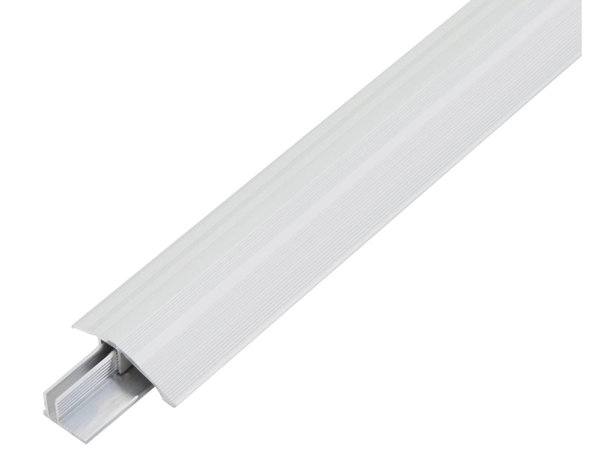 Duo compensatieprofiel 44mm 100cm geanodiseerd aluminium zilver
