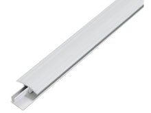 Duo overgangsprofiel 34mm 100cm geanodiseerd aluminium zilver
