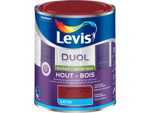 Levis Duol laque bois satin 0,75l rouge vin