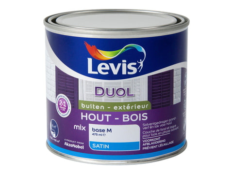 Levis Duol lak zijdeglans 1l transparant