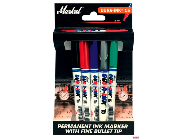 Markal Dura-Ink 15 markeerstift 1,5mm 5 stuks