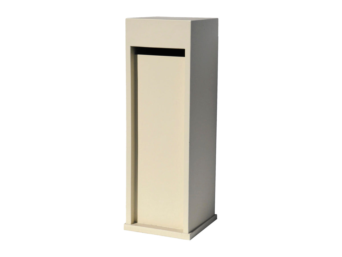 De Witte EX204 brievenbus blauwe hardsteen beige