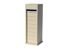De Witte EX209 brievenbus blauwe hardsteen beige