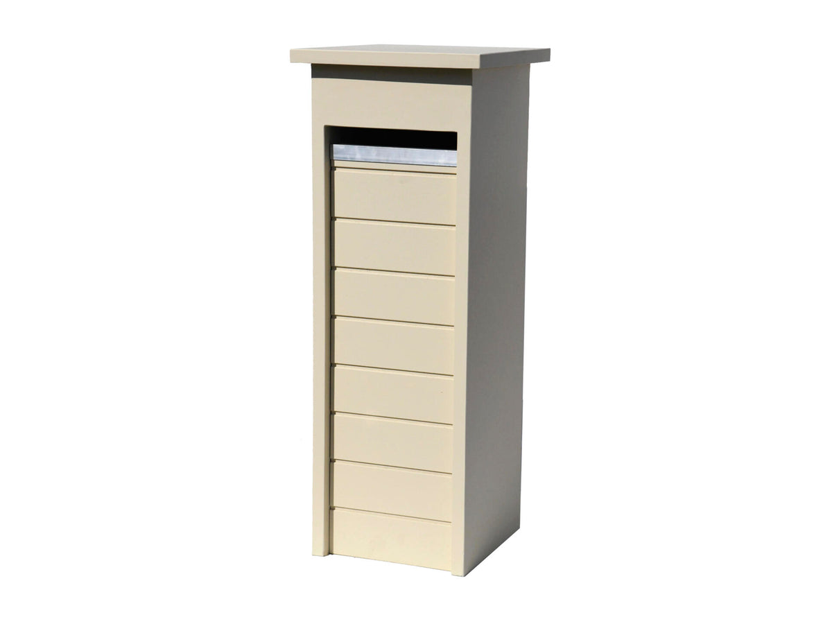 De Witte EX220 brievenbus blauwe hardsteen beige