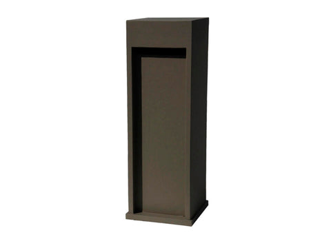 De Witte EX303 brievenbus blauwe hardsteen taupe