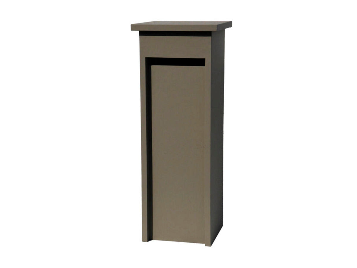 De Witte EX314 brievenbus blauwe hardsteen taupe