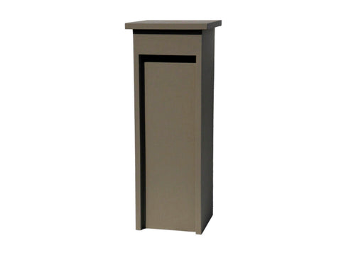 De Witte EX314 brievenbus blauwe hardsteen taupe