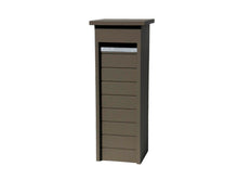 De Witte EX319 brievenbus blauwe hardsteen taupe