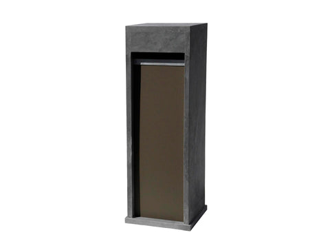 De Witte EX403 brievenbus blauwe hardsteen taupe