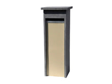 De Witte EX419 brievenbus blauwe hardsteen beige