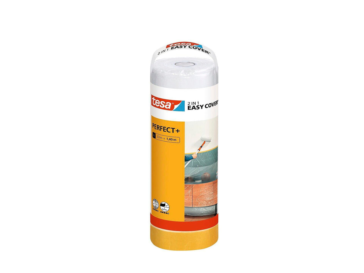 Tesa Easy Cover Perfect L afdekfolie navulling 33x1,40 m transparant