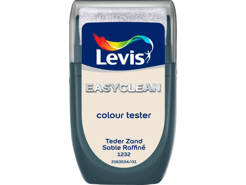 Levis EasyClean tester muurverf extra mat 30ml teder zand