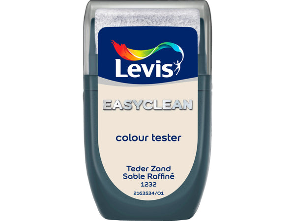 Levis EasyClean tester muurverf extra mat 30ml teder zand
