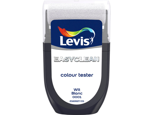 Levis EasyClean tester muurverf extra mat 30ml wit