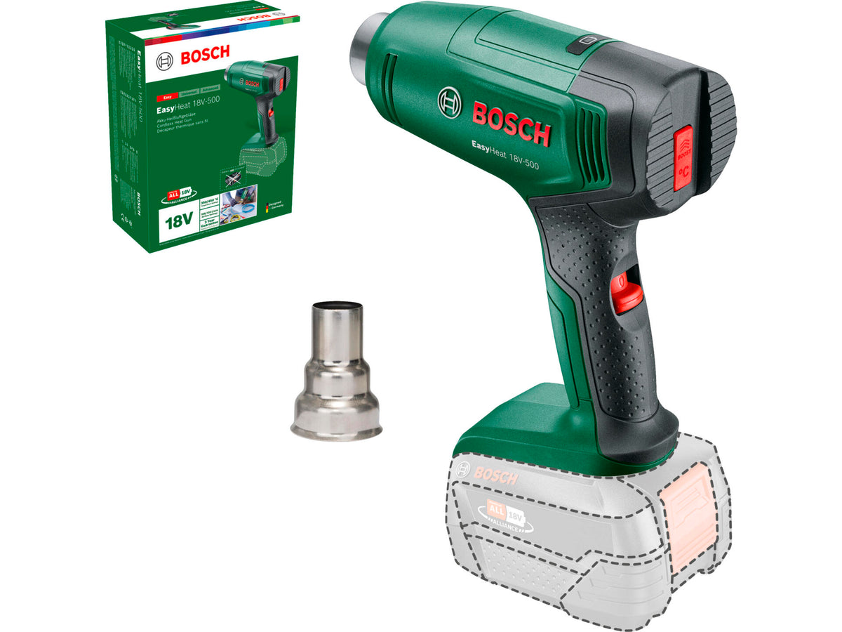 Bosch EasyHeat 18V-500 accu heteluchtpistool 18V Li-Ion zonder accu