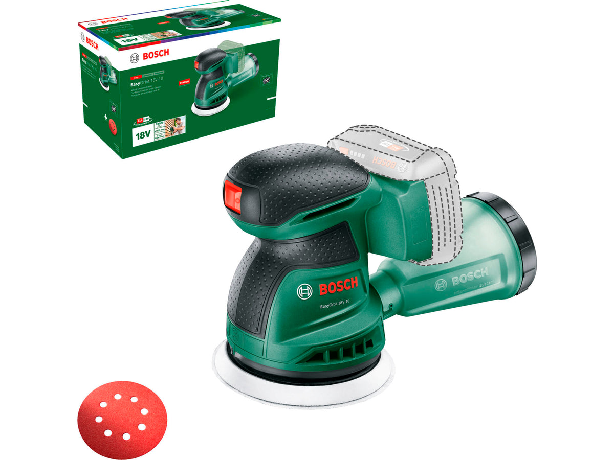 Bosch EasyOrbit 18V-10 accu excentrische schuurmachine 18V Li-Ion zonder accu