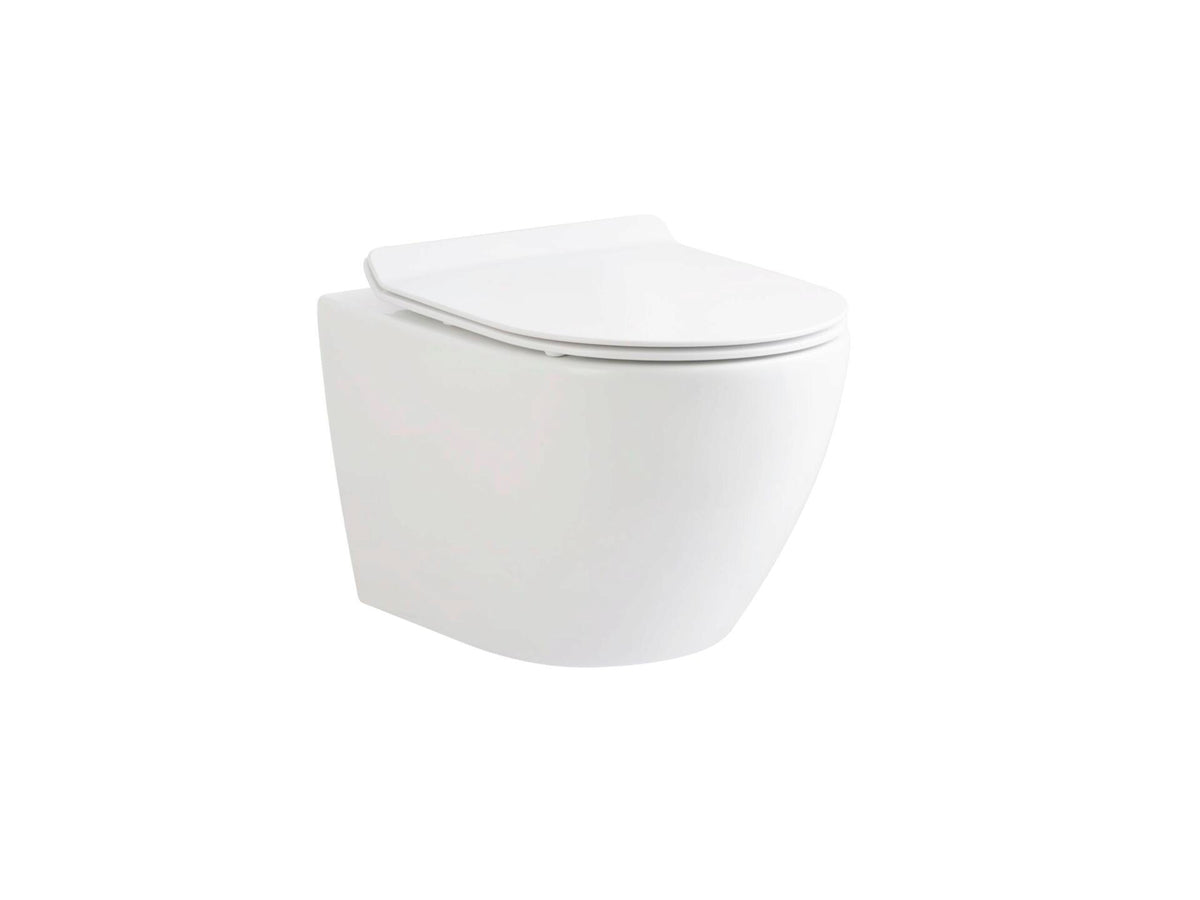 Eco Rimless ophang-WC glanzend wit