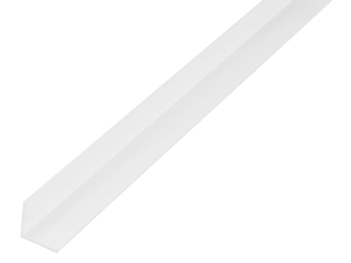 Eco hoekprofiel 30x30x1 mm 200cm PVC wit