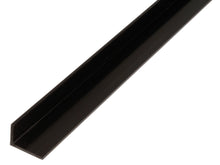 Eco hoekprofiel 40x10x1 mm 100cm PVC zwart