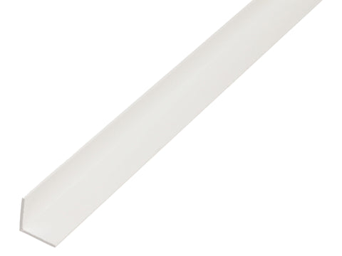 Eco hoekprofiel 50x50x1,2 mm 100cm PVC wit