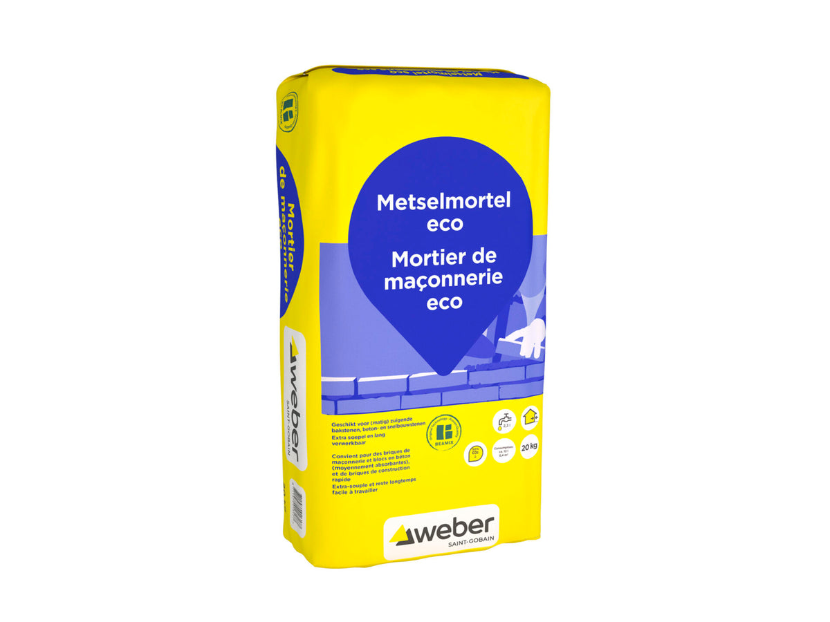 Weber Beamix Eco metselmortel 20kg