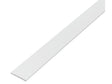 Eco platprofiel 20x2 100cm PVC wit